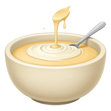 cream without bowl sticker