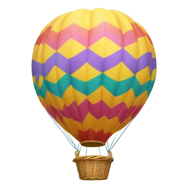 Hot airballoon sticker