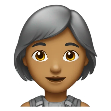 Fille aux tâches de rousseur sticker