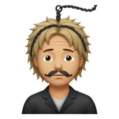 A man being hung like he was hung for murder  sticker