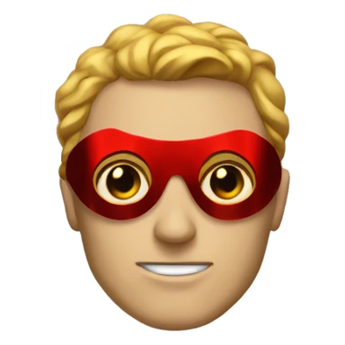 homelander with laser red eyes sticker