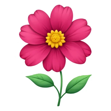Solid colour flower png  sticker