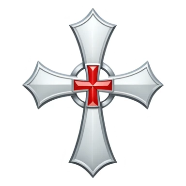 Templar cross sticker