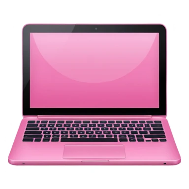 Pink laptop sticker