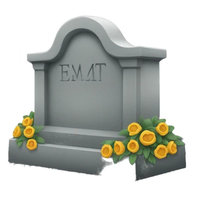 grave of woman sticker