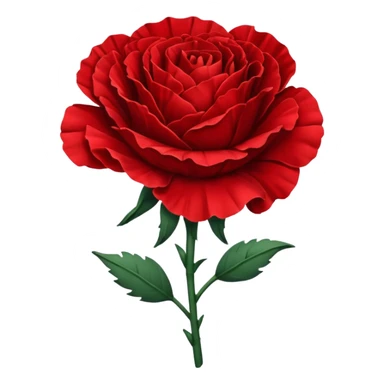 make the red carnation from hadestown'\ sticker