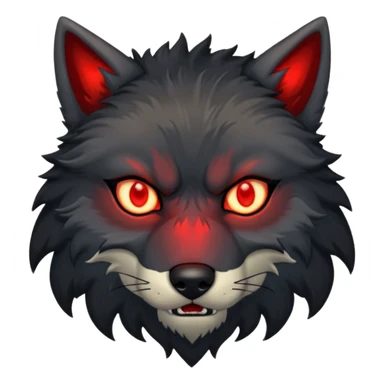 Loup des ténèbres sticker