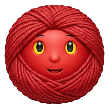 Chat avec une balle de laine  sticker