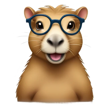 Clever CAPIBARa sticker