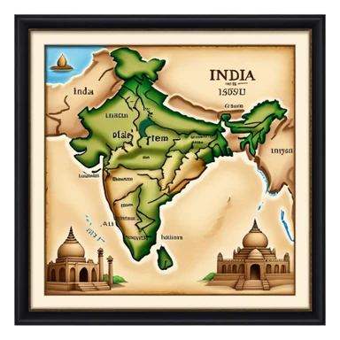 India in 2500 bc emage  sticker