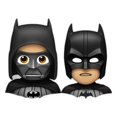 Batman with darth Vader mask sticker