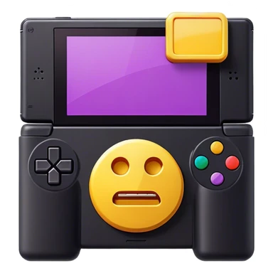 Clash of Clans aesthetic: Cinematic Playful PlayStation Memory Card Portrait Emoji, rendered in a 3D vector-style similar to standard emojis with minimal shading and bold, simplified shapes. A compact, distinct form with signature details, softly glowing with a cutting-edge console technology charm. Simplified yet unmistakably iconic, highly detailed and consistent, glowing with a soft radiance and high shine. Stylized with a touch of technological advancement and a soft glowing outline, capturing the essence of a beloved gaming relic with a friendly, playful manner! sticker