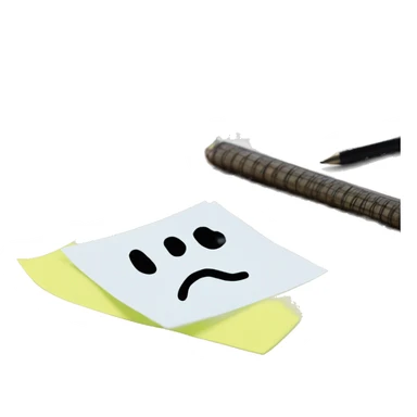 sticky notes on the table sticker