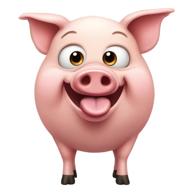 pig from The Oats Memes sticker