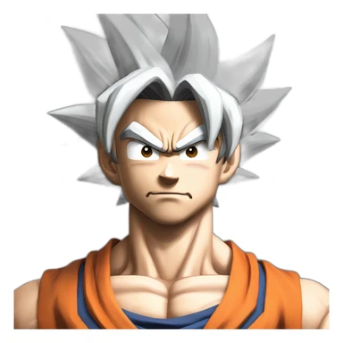 Goku From ultra instinct sticker