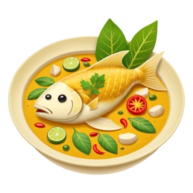 Fish Amok cambodian dish sticker