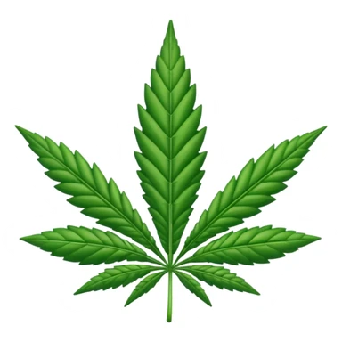 Hoja de marihuana sticker
