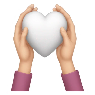 coeur avec les mains sticker