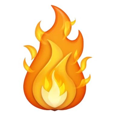 Excited fire can’t wait sticker