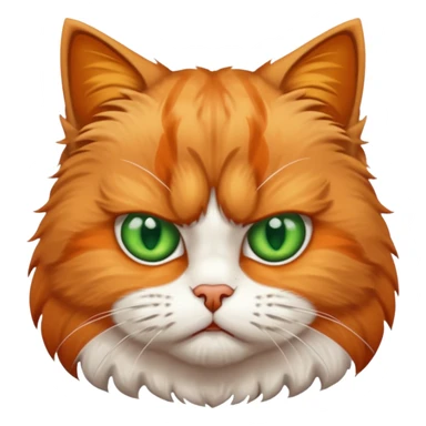 angry Scottish cat sticker