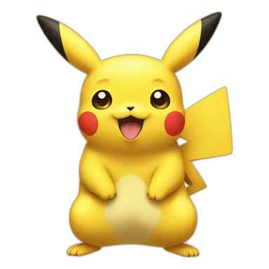 japanese pikachu sticker