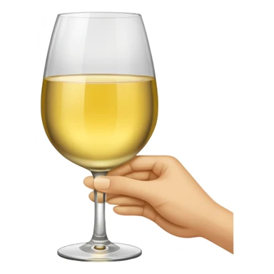 😊 holding white wine sticker