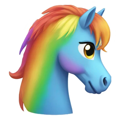rainbow Pony sticker