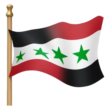 Independent Syria flag sticker