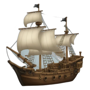 pirate-boat sticker