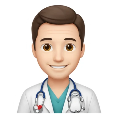 Male doctor  sticker