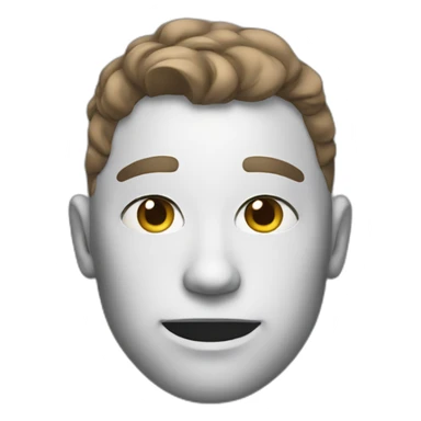 opposite of clothed face sticker