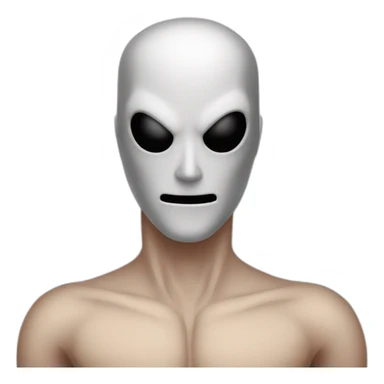 Slenderman shirtless sticker
