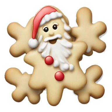 Christmas sugar cookie sticker