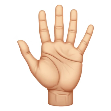 strong veiny closed hand sticker