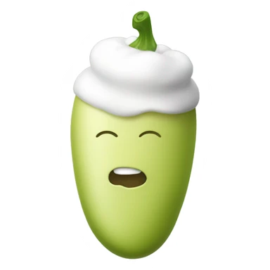 cornichon avec lait qui en sort sticker