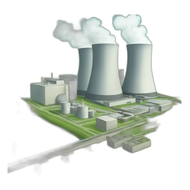 nuclear plant ecology French sticker