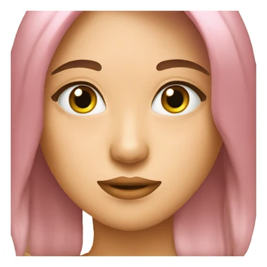 Chica pelirroja con ojos verdes sticker