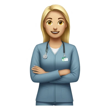 female physical therapist sticker