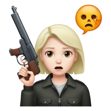 Gun to head  sticker