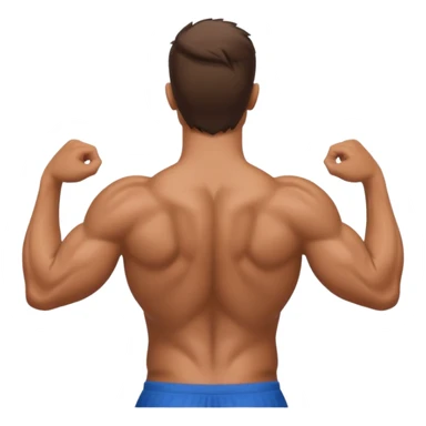 back muscle iphone yellow style sticker