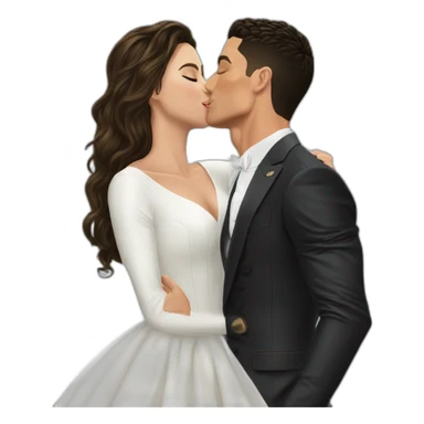 Cristiano Ronaldo kiss feet georgina sticker