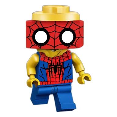 LEGO spiderman sticker