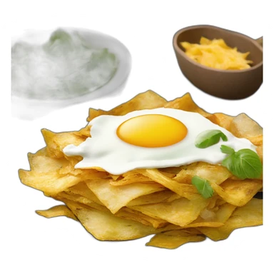 Plato de Chilaquiles verdes sticker