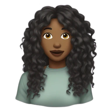 Sza qui chante sticker