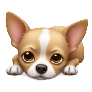 Chihuahua sleeping ￼ sticker