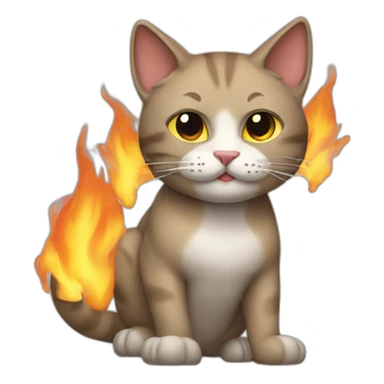 Gato que fuma sticker