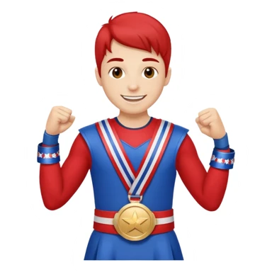 Red, White, and Blue Reigning Chamption sticker