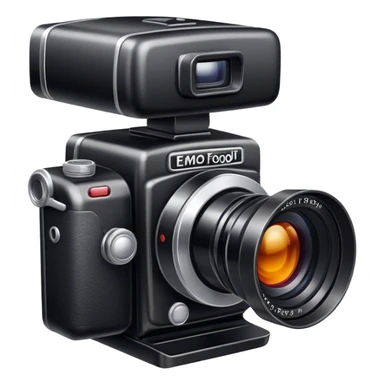 black-backed camera sticker