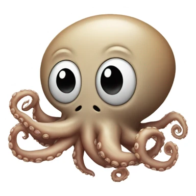 Octopus putting the middle finger up  sticker