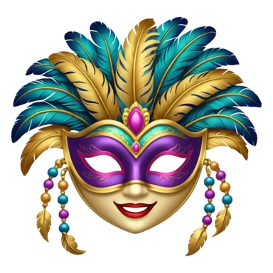 MASCARA DE CARNAVAL DE MULHER sticker